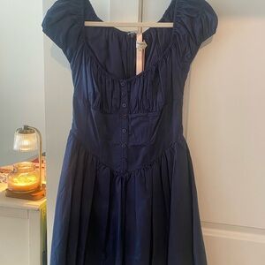 NWT House of CB Navy Blue Dress